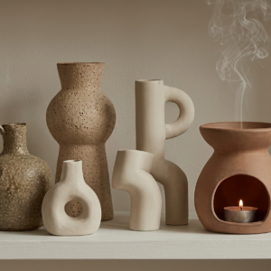 ABSTRACT CERAMIC DECOR OBJECT