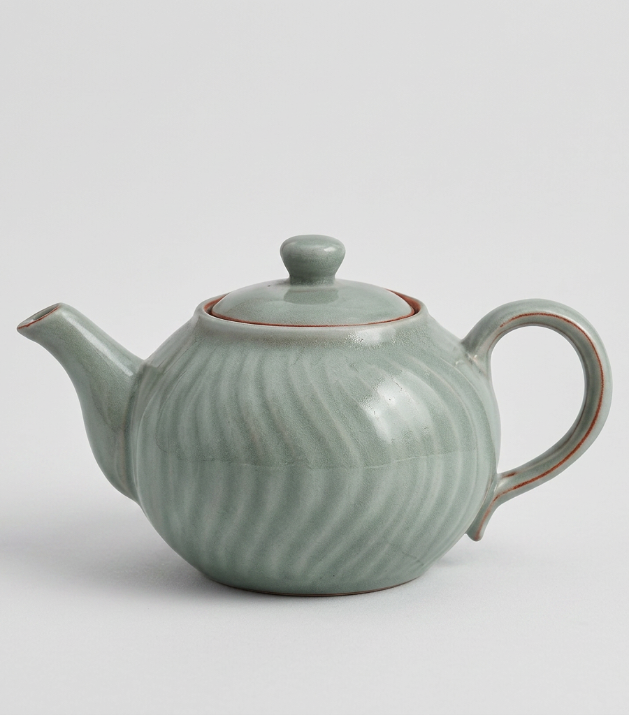 CELADON RIPPLE TEAPOT