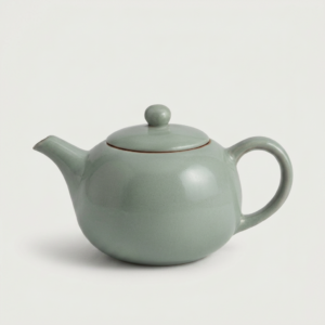 SATIN CELADON TEAPOT