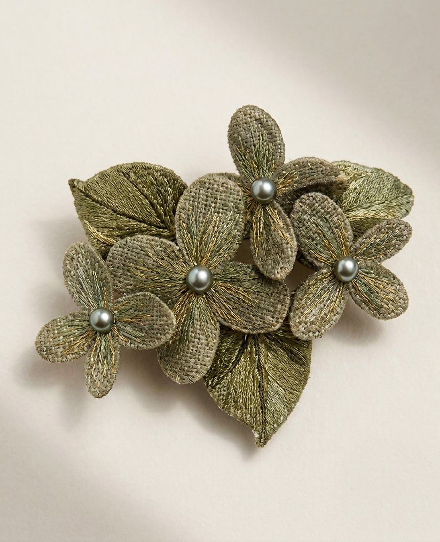 Hydrangea Dainty Brooch