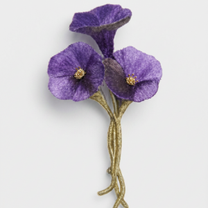 Purple Petunia Brooch
