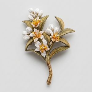 Orange Blossom Brooch