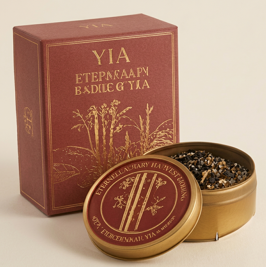Scholar Pattern Tea Tin